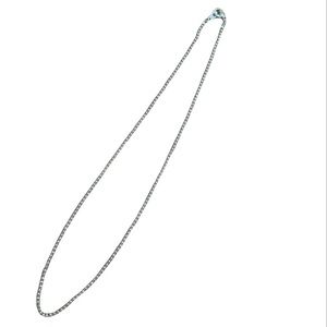 Plain silver necklace chain